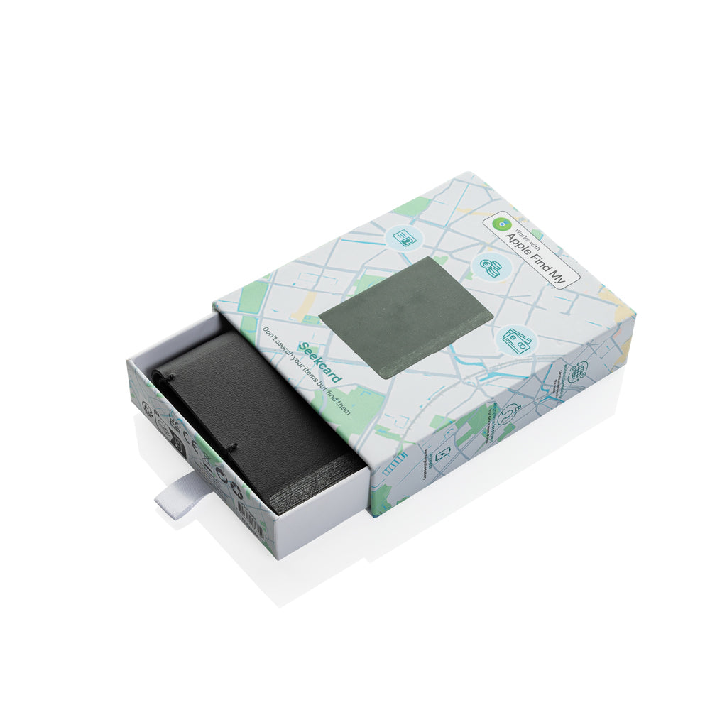 Seekcard RCS rpolyester card wallet with worldwide locating - Black