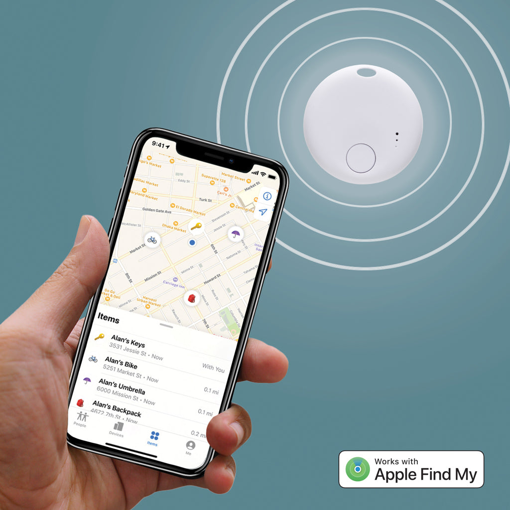 FindMate RCS recycled plastic item finder - White