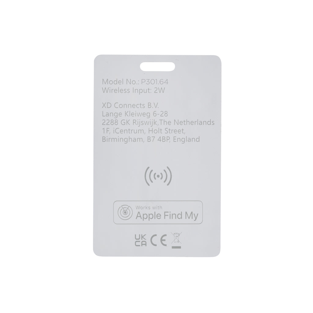 Findit Dual RCS rplastic ultra-thin finder card rechargeable - White