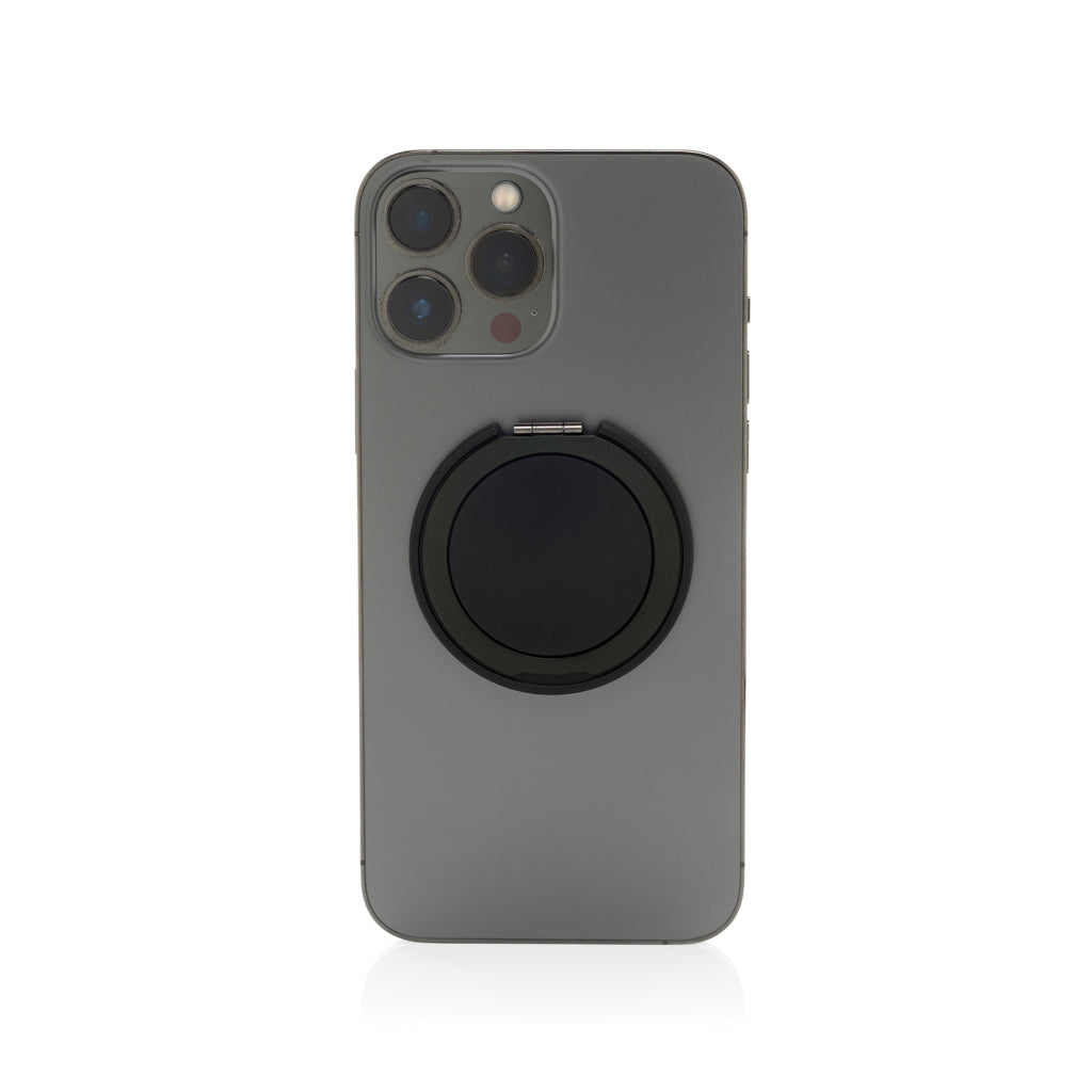 Terra Magnetic RCS rplastic magnetic phone holder with ring - Grey