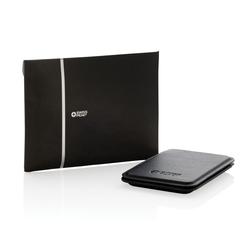 Magstand RCS recycled PU magnetic phone wallet with stand - Black