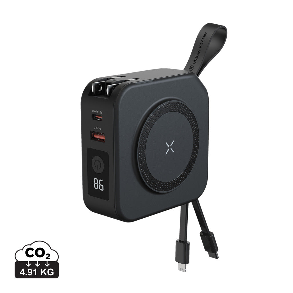 Urban Vitamin Saratoga 5 in 1 universal charger - Black