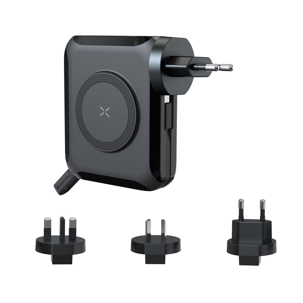 Urban Vitamin Oxnard 5 in 1 65W universal charger - Black