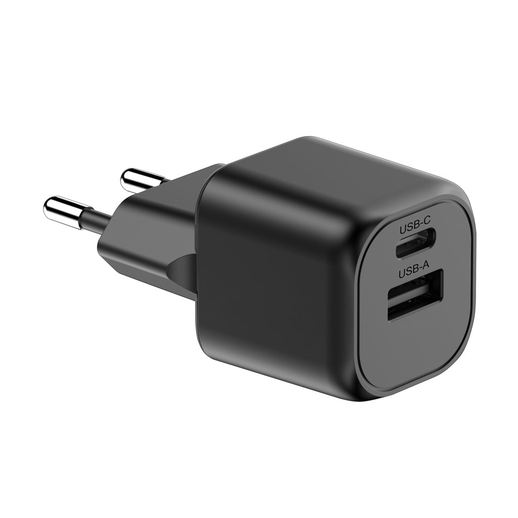 Urban Vitamin Monterey RCS recycled plastic 20W GAN charger - Black