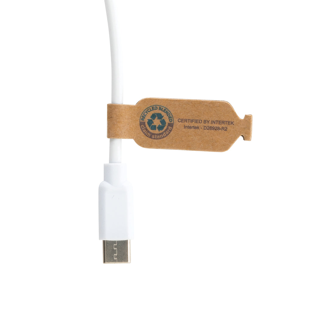 RCS recycled plastic Ontario 6-in-1 cable - White