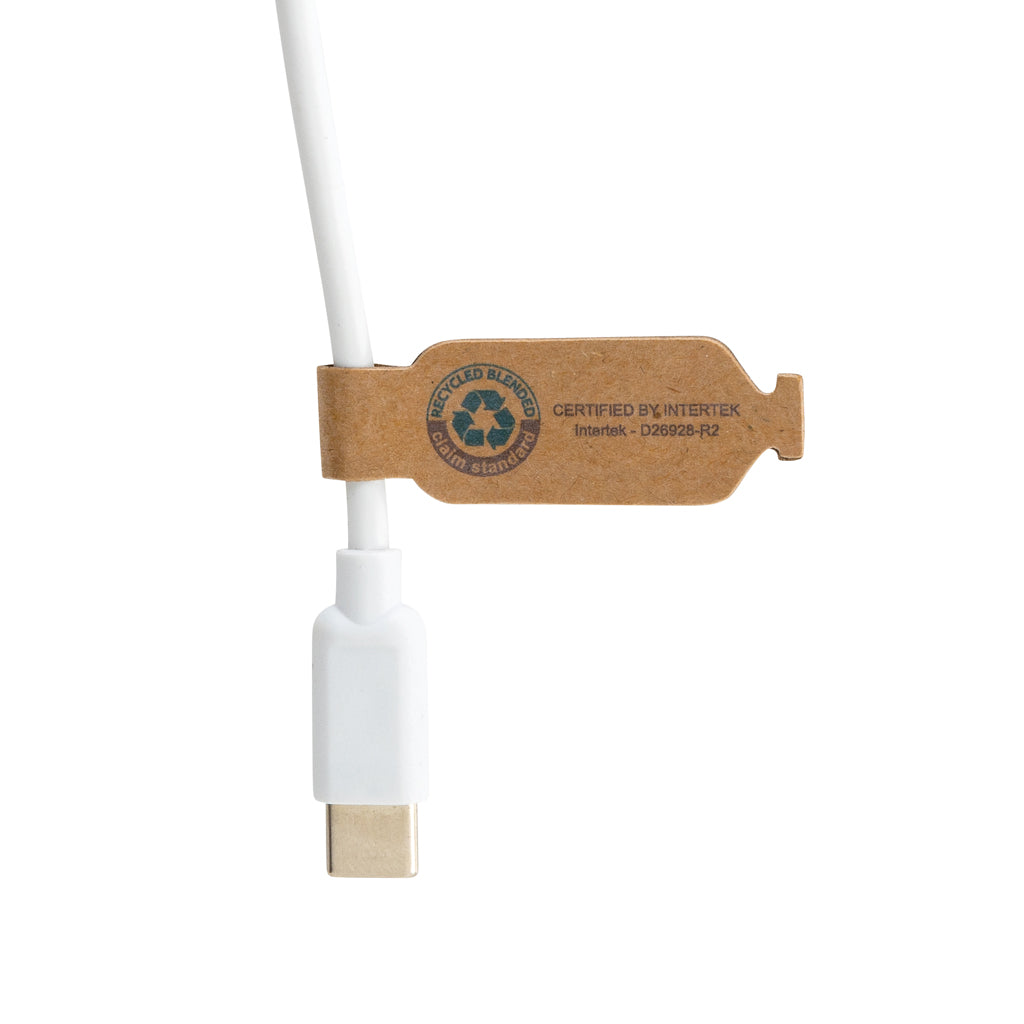 RCS recycled plastic Ontario 6-in-1 round cable - White