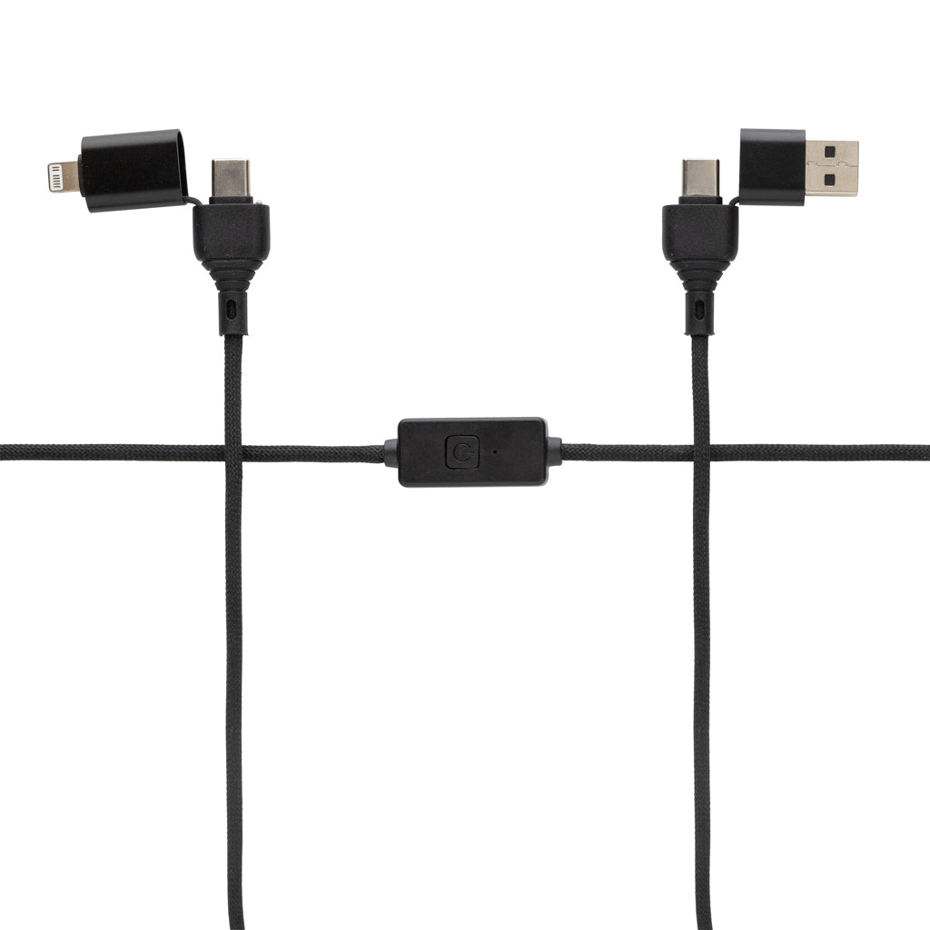 Datalock RCS recycled 60W hacking protection cable - Black