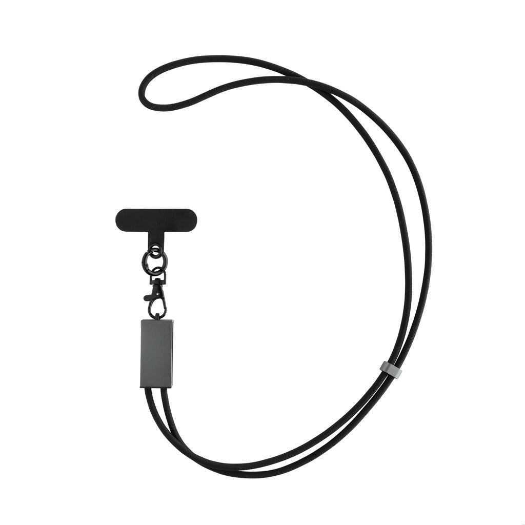 Terra RCS recycled PET phone cord with 60W dual charge cable - Grey