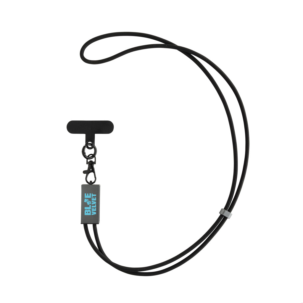 Terra RCS recycled PET phone cord with 60W dual charge cable - Grey