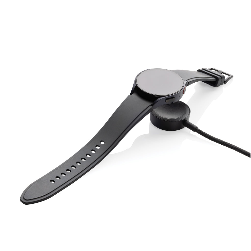 Terra RCS rPET 6-in-1 60W charging cable with watch charger - Grey