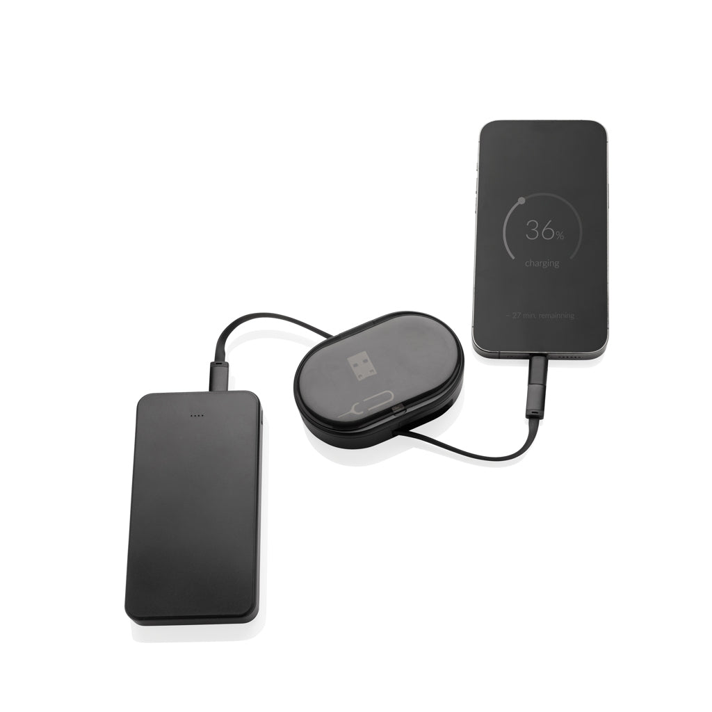 Chargevix RCS rplastic Multi-functional 60W charging set - Black