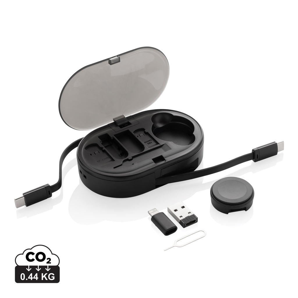 Chargevix RCS rplastic Multi-functional 60W charging set - Black