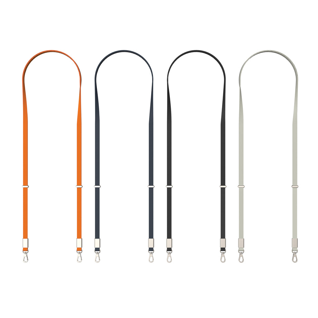 Nivo RCS recycled PET Crossbody lanyard - Black
