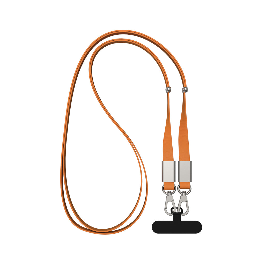 Nivo RCS recycled PET Crossbody lanyard - Orange