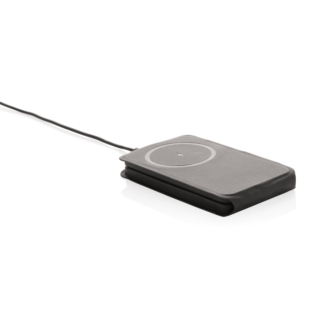 Swiss Peak RCS rPU 15W  3-in-1 magnetic wireless charger - Black