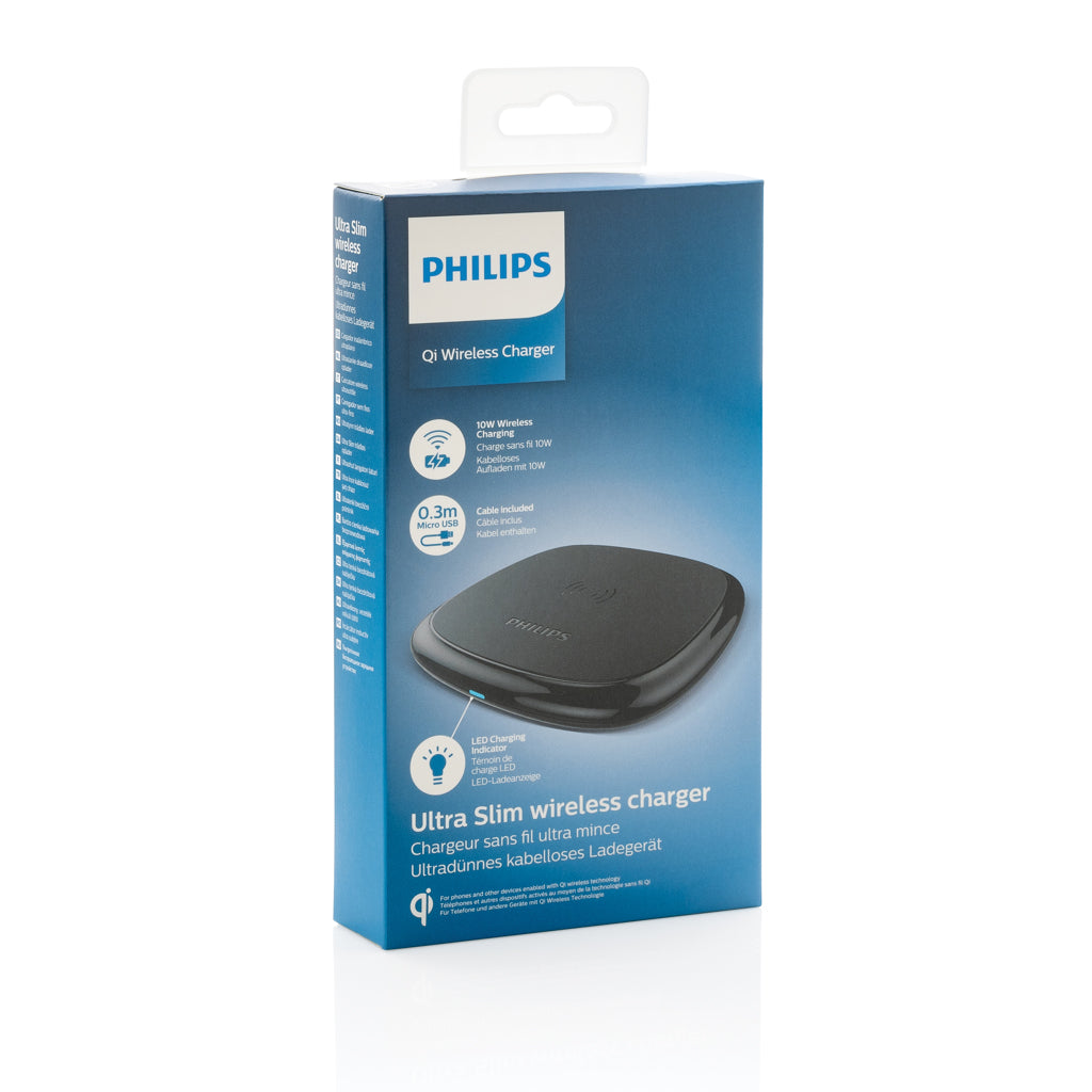 Philips 10W Qi wireless charger - Black
