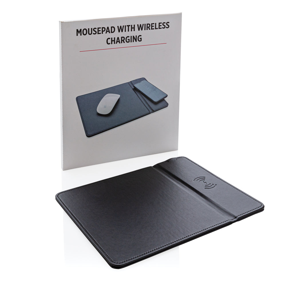 Mousepad with 5W wireless charging - Black