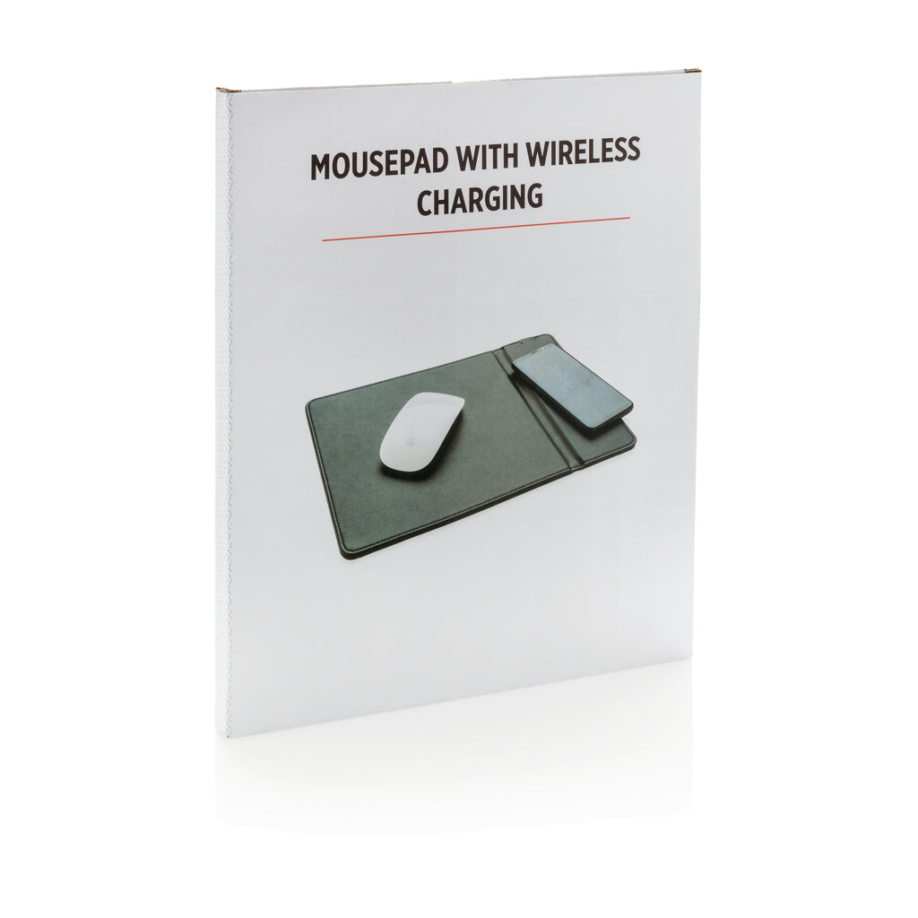 Mousepad with 5W wireless charging - Black