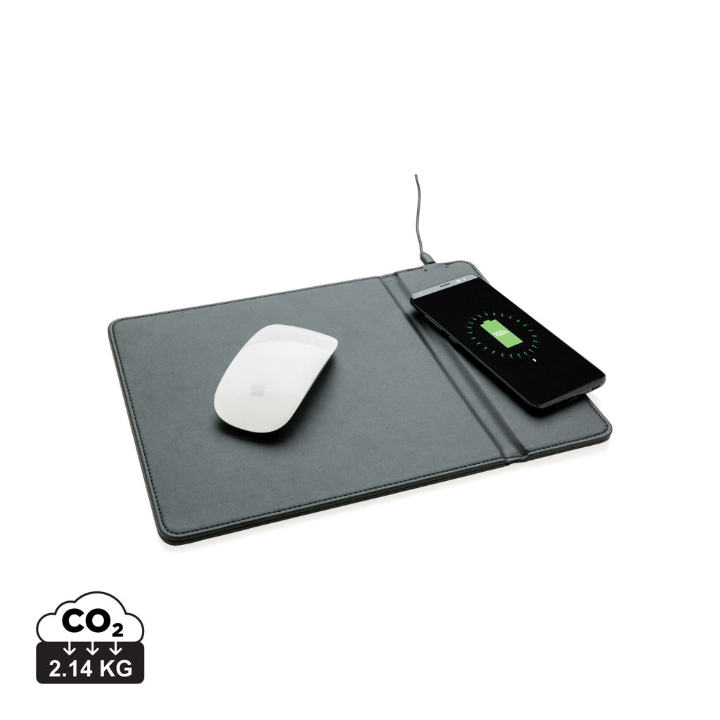 Mousepad with 5W wireless charging - Black