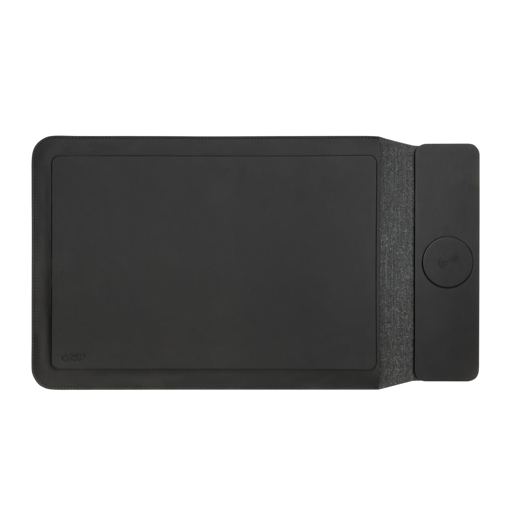 Swiss Peak 15W magnetic charging laptop sleeve 14-15,6' - Black