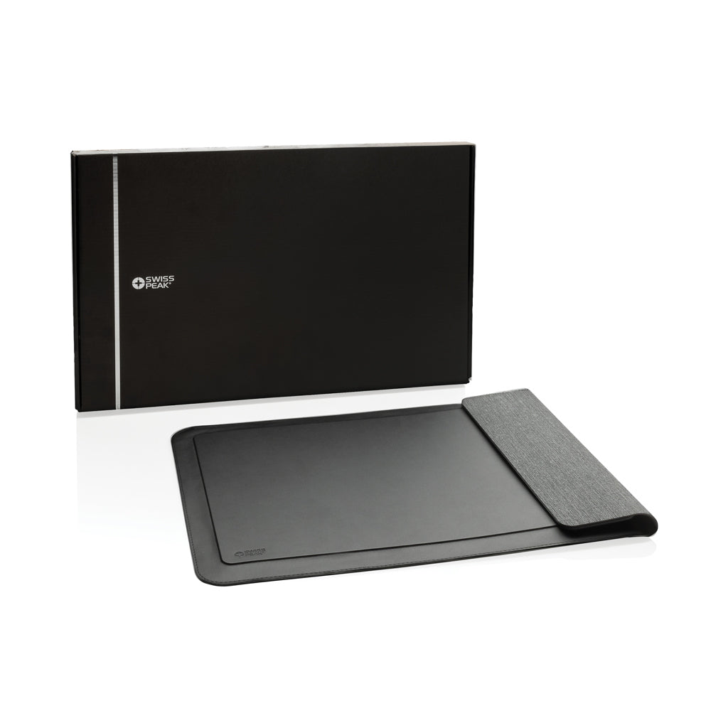 Swiss Peak 15W magnetic charging laptop sleeve 14-15,6' - Black