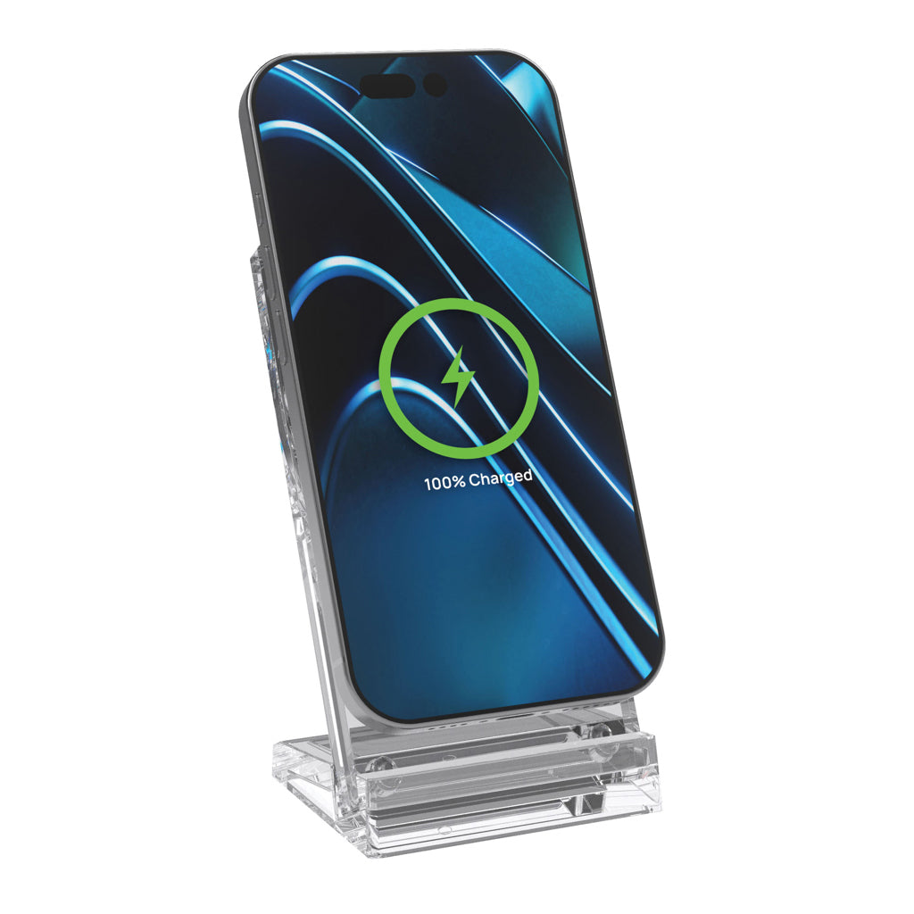 Magcharge 15W magnetic wireless charging stand - Transparent