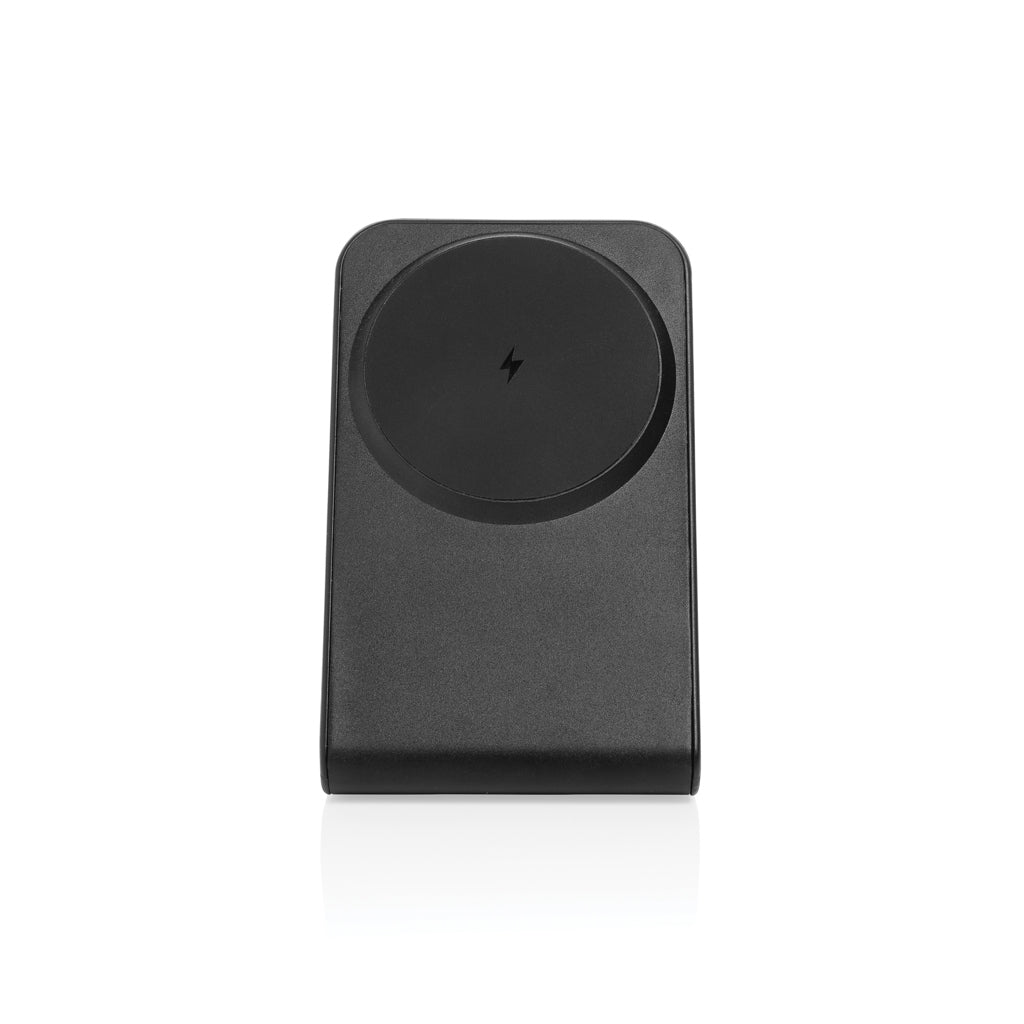 VoltPerch RCS recycled plastic 15W magnetic wireless charger - Black