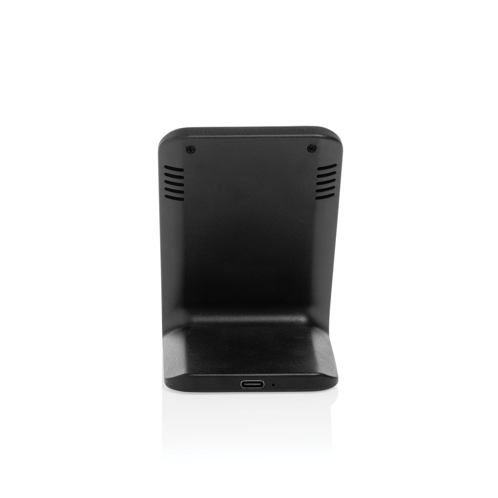 VoltPerch RCS recycled plastic 15W magnetic wireless charger - Black