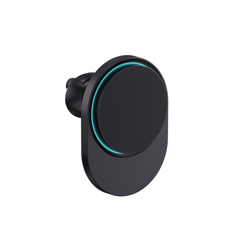 PowerCruze RCS rplastic 15W magnetic charging car holder - Black