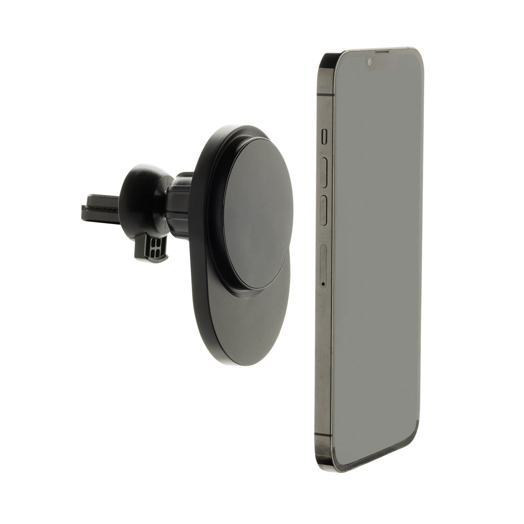 PowerCruze RCS rplastic 15W magnetic charging car holder - Black