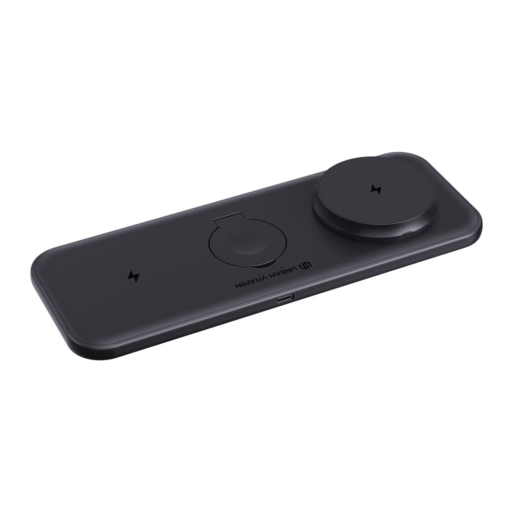 Urban Vitamin Torrance RCS 3 in 1 magnetic 15W charger - Black