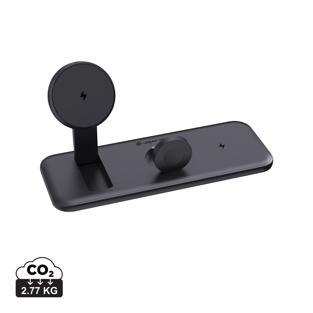 Urban Vitamin Torrance RCS 3 in 1 magnetic 15W charger - Black
