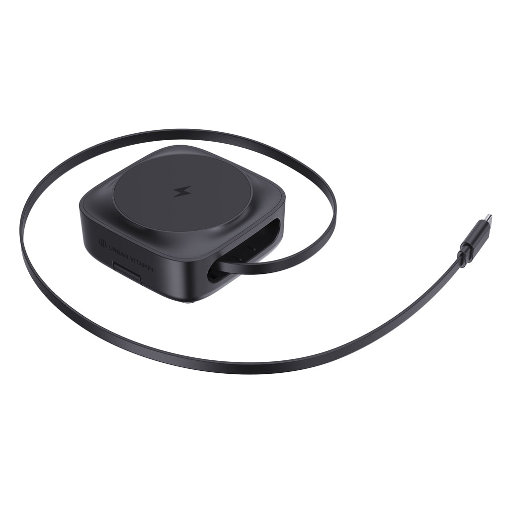 Urban Vitamin Goleta 2-in-1 15W magnetic wireless charger - Black