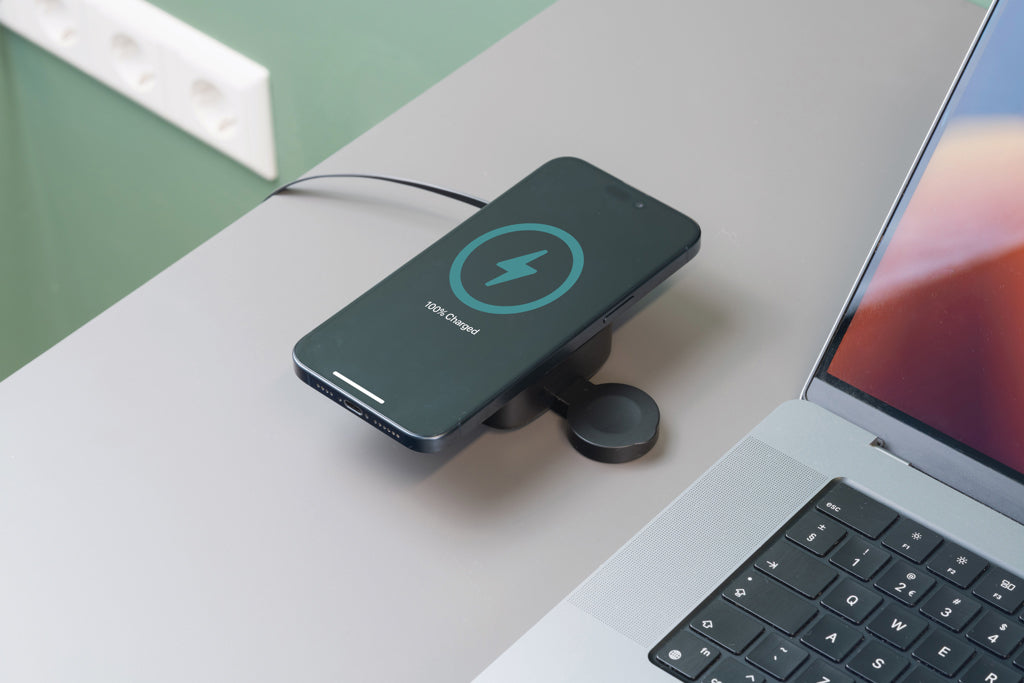 Urban Vitamin Goleta 2-in-1 15W magnetic wireless charger - Black