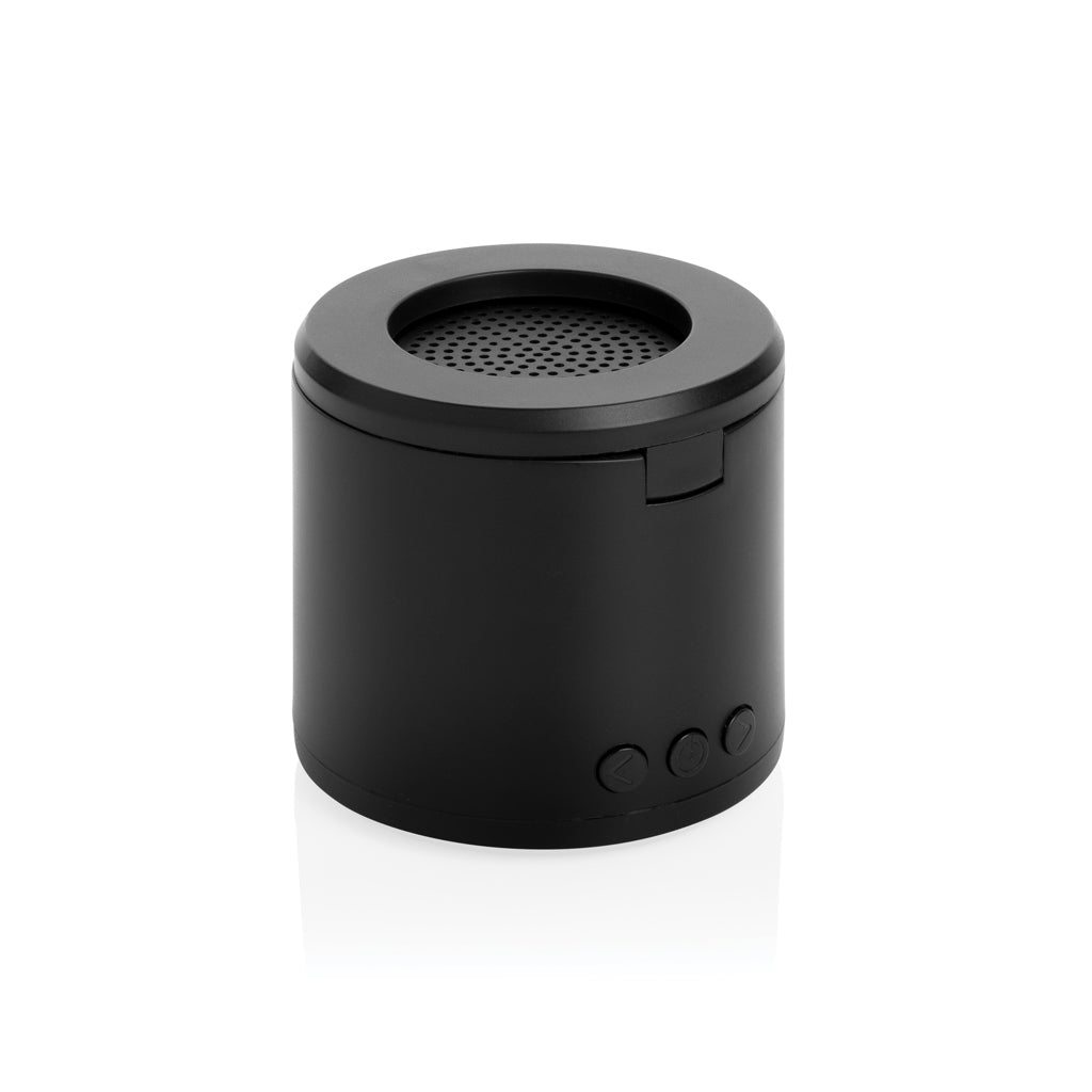 Magpulse RCS recycled plastic 3W speaker w/magnetic holder - Black
