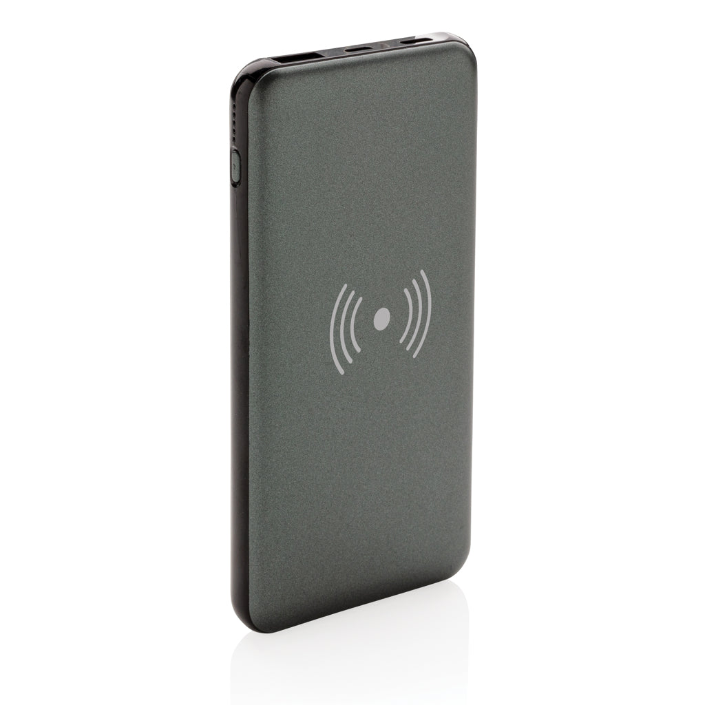 10.000 mAh Fast Charging 10W Wireless Powerbank with PD - Grey