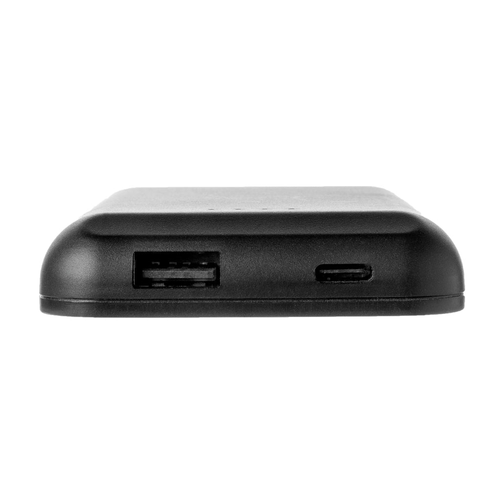 Magnetic 5.000 mAh 5W wireless powerbank - Black