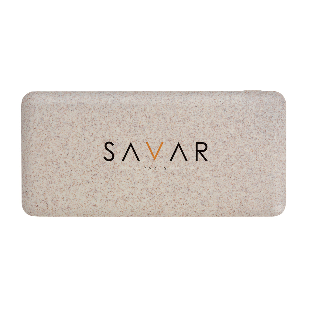 10.000 mah wheat straw powerbank - Khaki