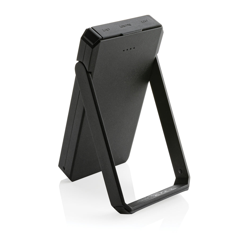 Skywave RCS recycled plastic solar powerbank 10000 mAh - Black