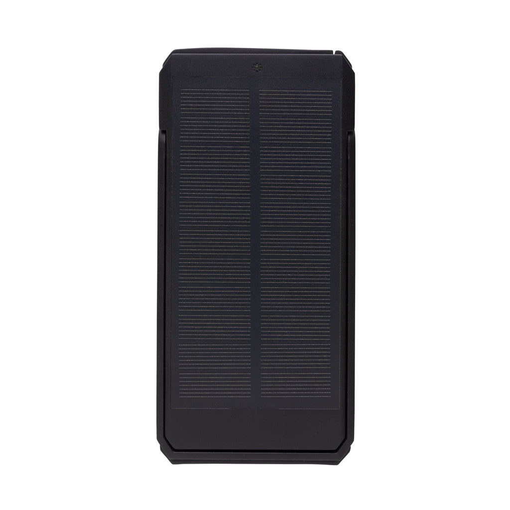 Skywave RCS recycled plastic solar powerbank 10000 mAh - Black