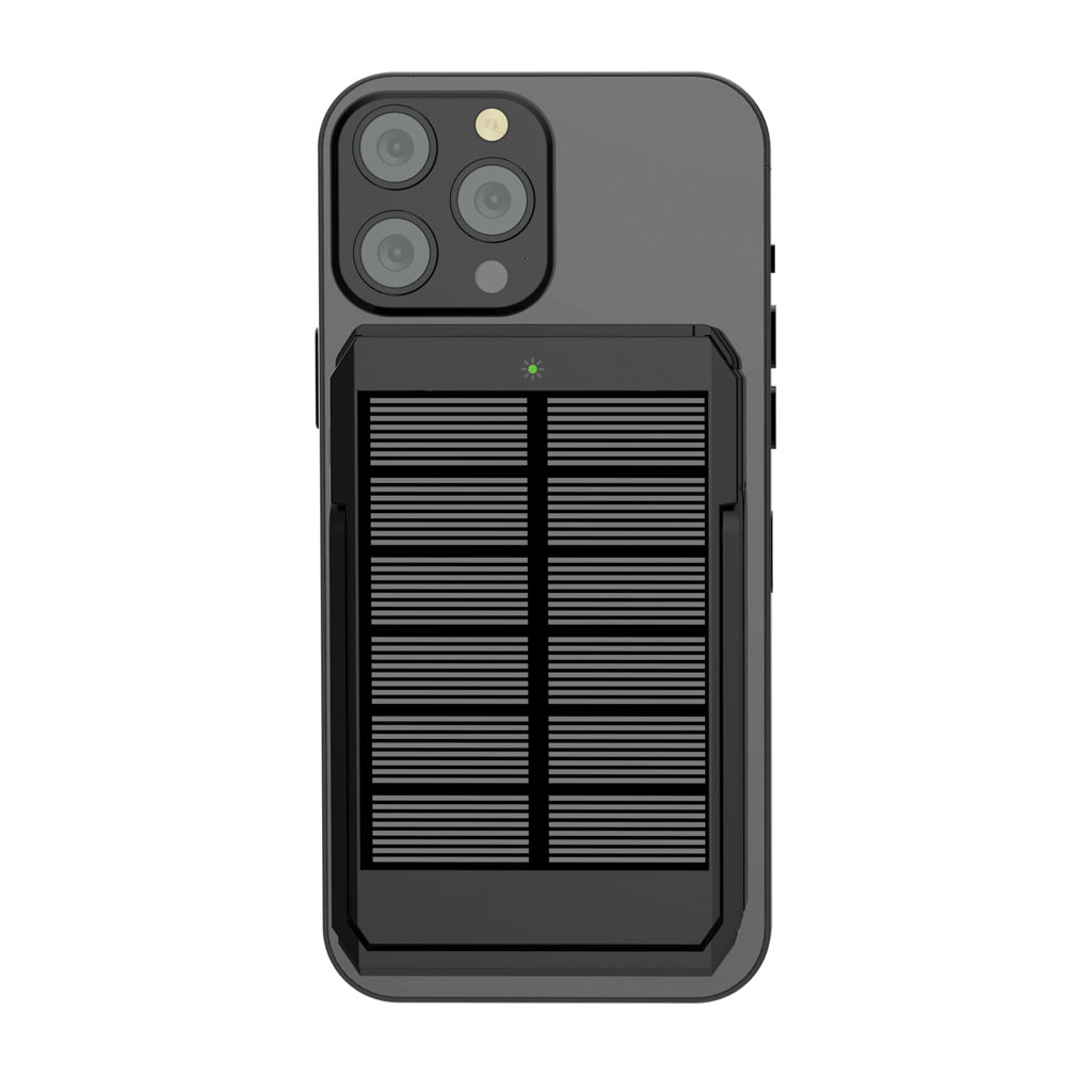 Skywave RCS rplastic solar powerbank 5000 mAh 10W wireless - Black