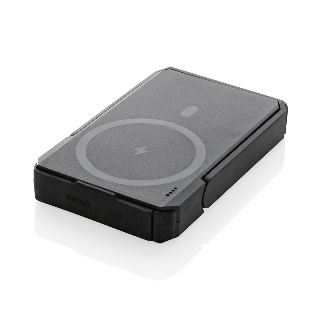Skywave RCS rplastic solar powerbank 5000 mAh 10W wireless - Black