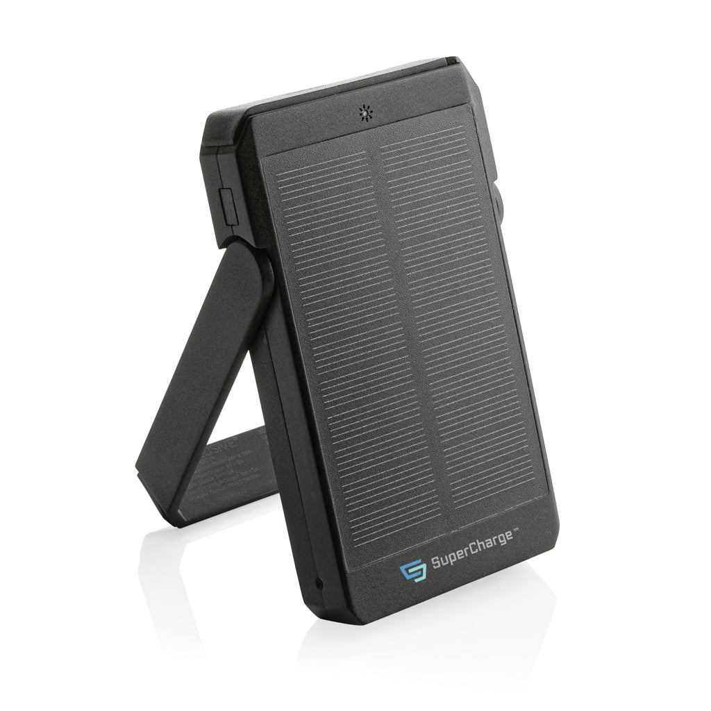 Skywave RCS rplastic solar powerbank 5000 mAh 10W wireless - Black