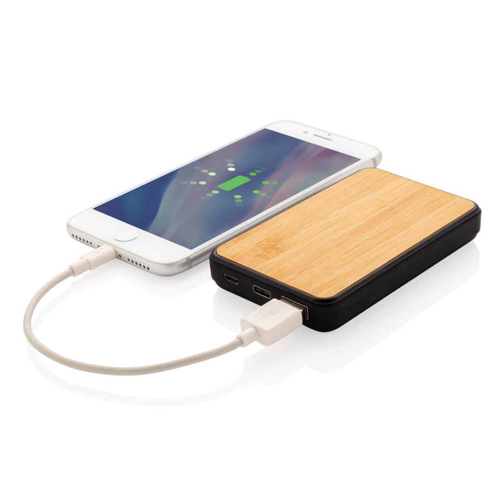 RCS recycled plastic 5.000 mAh Powerbank - Brown