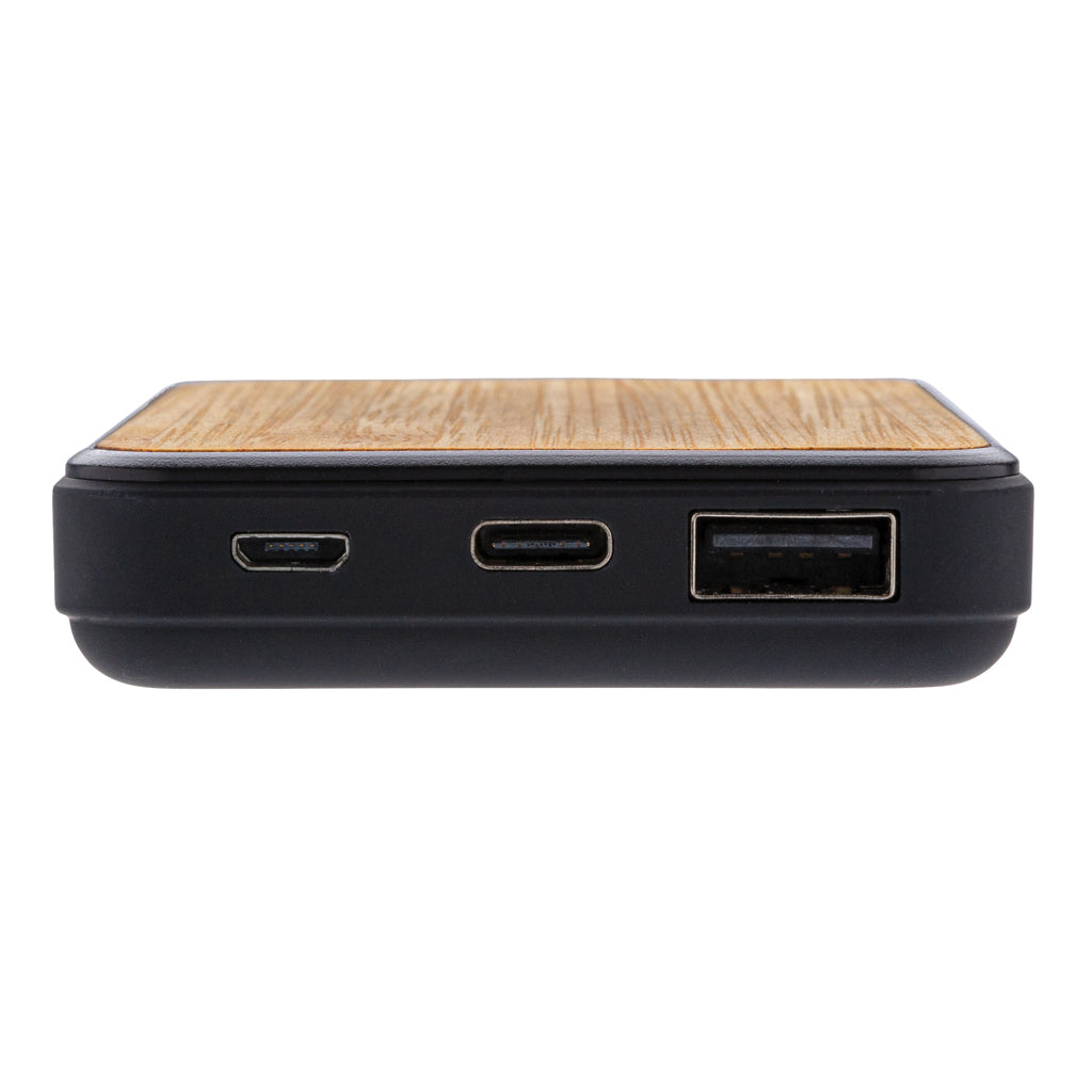 RCS recycled plastic 5.000 mAh Powerbank - Brown