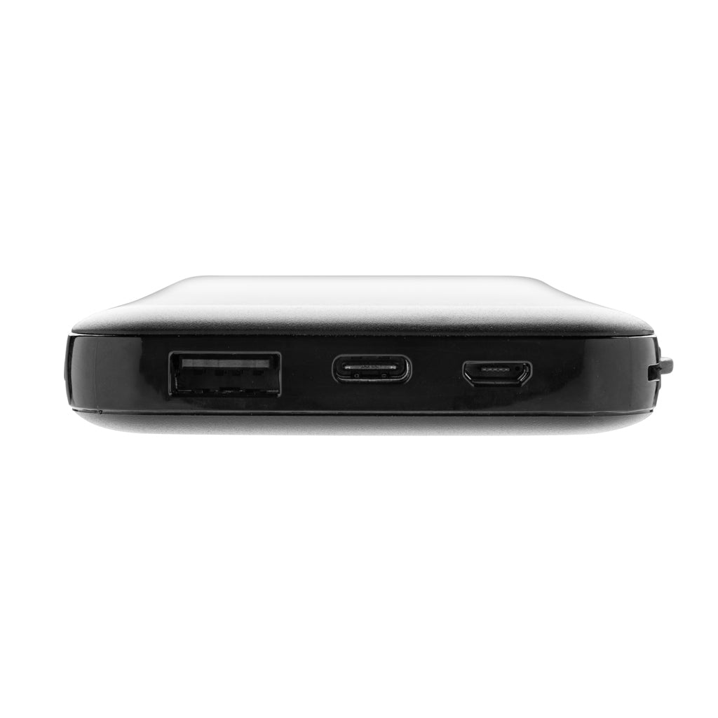 Lockhart RCS recycled plastic 10.000 with integrated cables - Black