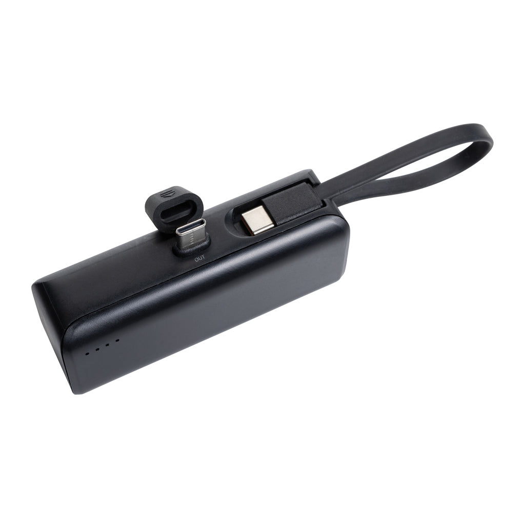 Powerlink RCS rplastic 3000 mah powerbank USB C connector - Black
