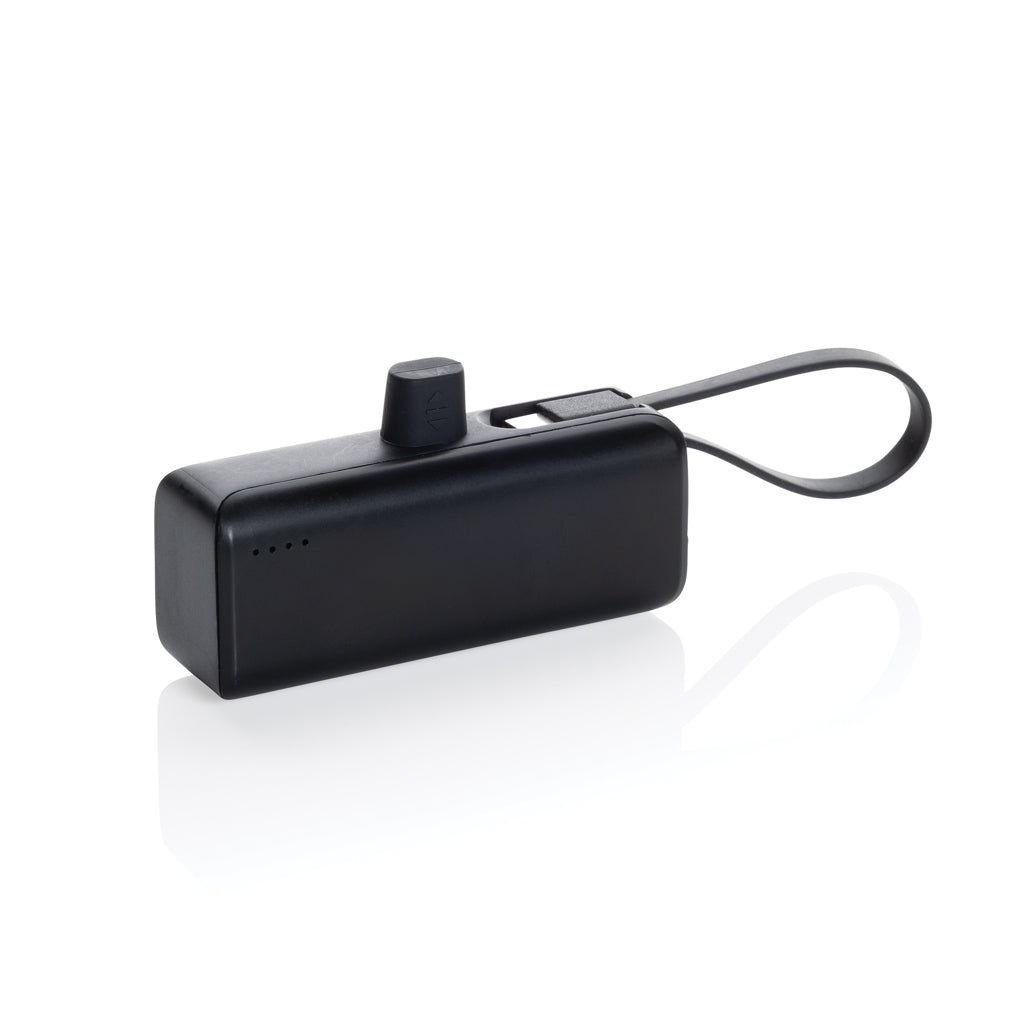 Powerlink RCS rplastic 3000 mah powerbank USB C connector - Black