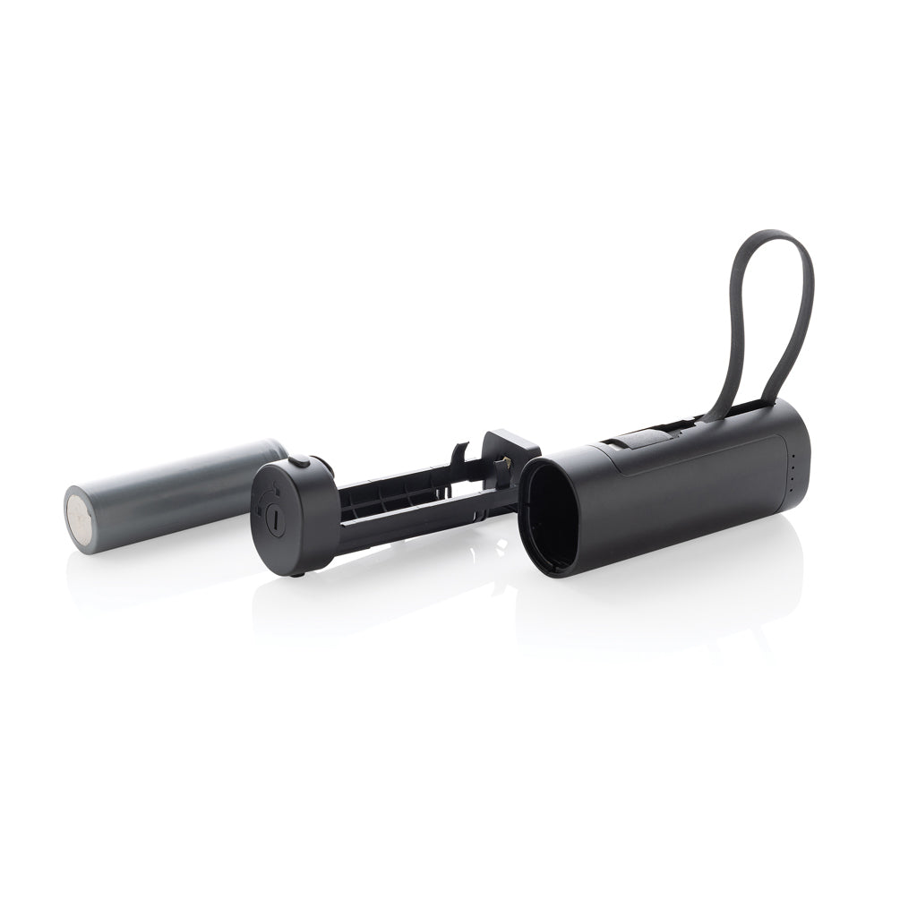 CycleCell 5000 mah removable battery powerbank - Black
