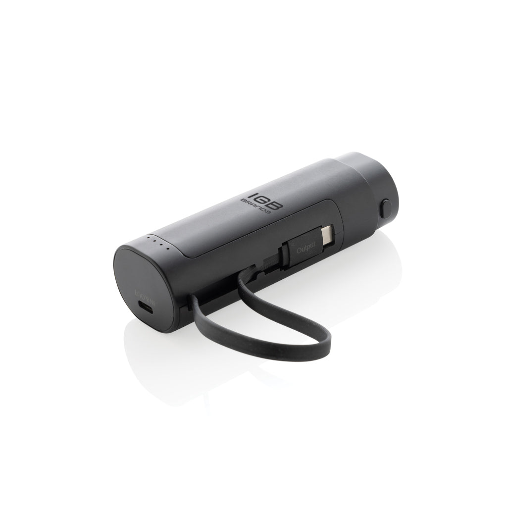 CycleCell 5000 mah removable battery powerbank - Black